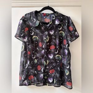 Hell Bunny Halloween Blouse